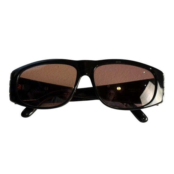 Charles Jourdan Sunglasses Black Ladies Made In France Rectangle Slightly Chunky main image 8